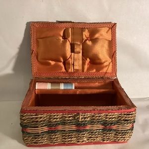 Vintage sewing basket